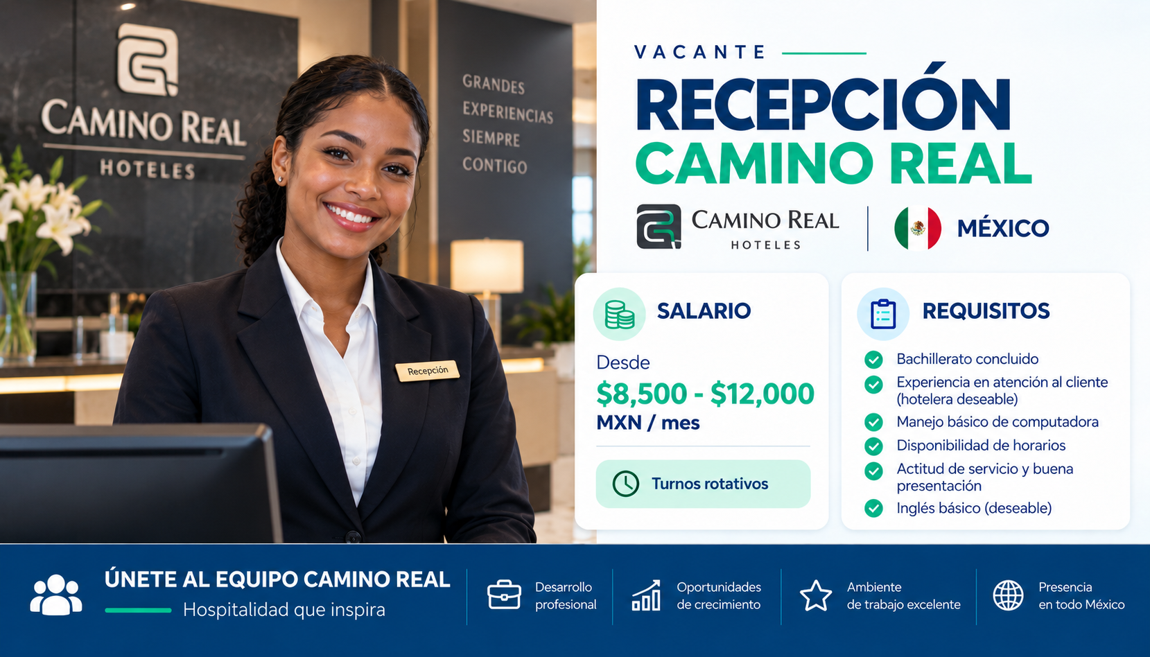 Recepción Camino Real México